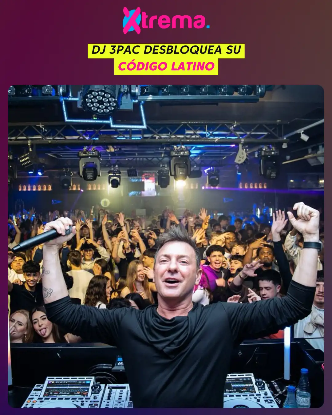 DJ 3Pac en una de sus fiestas en La Buena Vida Gijón.