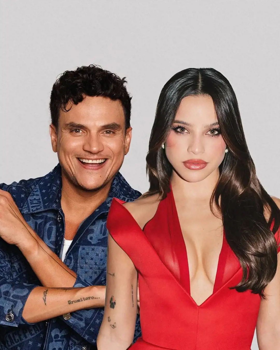 Silvestre Dangond y Emilia.